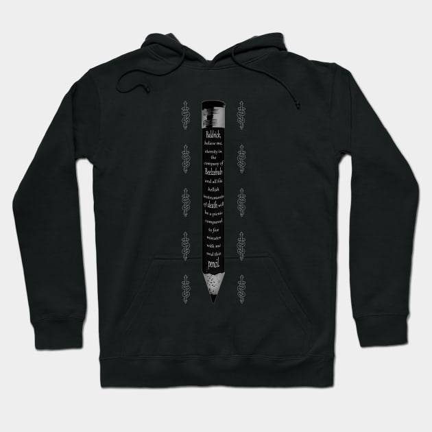 Blackadder - Pencil Hoodie by VoidDesigns